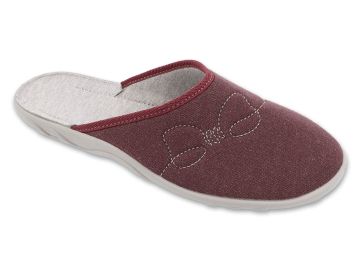 Дамски домашни чехли  Befado Paula AntiStress B-System 235D216, Бордо
