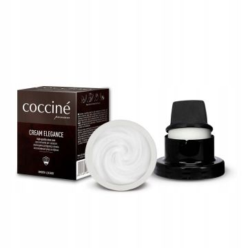  Coccinè Cream Elegance Восъчна крем-боя за обувки и кожени изделия, Бяла