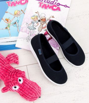 Детски текстилни пантофки Befado 114X489 – син деним