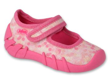  Befado Speedy 109N264 Бебешки текстилни балерини, Розови