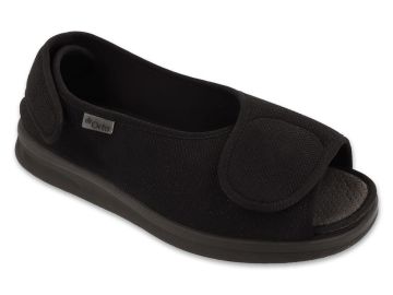 Dr Orto 542D002 Дамски ортопедични обувки за отекъл крак, Черни