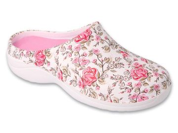 Ортопедично сабо с подвижна стелка Dr Orto Med 154D104, Бяло с розово