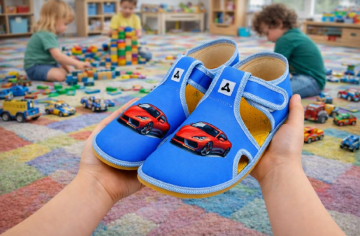 Детски боси пантофи Antal Rascal Car