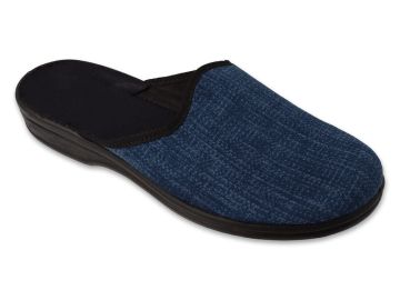 Мъжки домашни чехли Befado Parys 089M429, Син деним