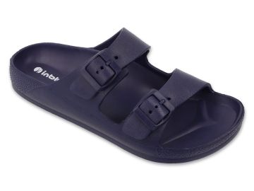 Анатомични чехли Inblu с катарами, EVA пяна - тъмносини