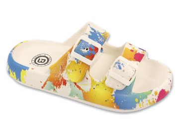 Дамски джапанки с катарами Befado Home&Go 159D129 - пъстри