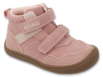 Детски barefoot боти Befado Hugsy 006P005 - розови M ширина  