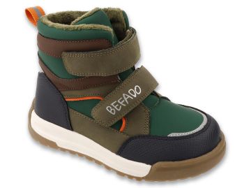 Детски зимни боти Befado Frost 169X056 – топли, с велкро, зелени