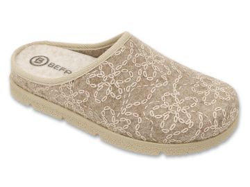 Дамски филцови пантофи Befado Home & Go 155D235 - бежови