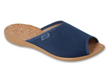 Дамски чехли с коркова стелка Befado Viki B-Relax System 254D158, Сини