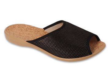 Дамски чехли с коркова стелка Befado Viki B-Relax System 254D159, Черни