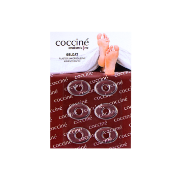 Cамозалепващи гел пластири за мазоли Coccinè Geldat, 6 бр.
