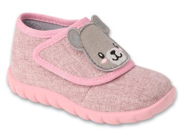 Befado Flexi B-soft System 454P037 Бебешки пантофки с пяна, Розови