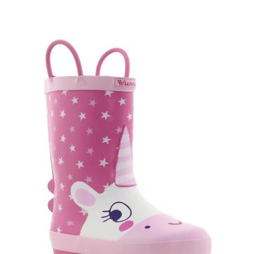 WINK AQQO UNICORN  Подплатени гумени ботуши, Розови