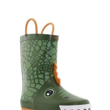 WINK AQQO CROCCO Подплатени гумени ботуши, Зелени