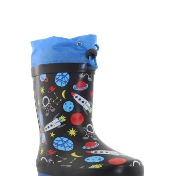 WINK AQQO SPACE Подплатени гумени ботуши, Сини