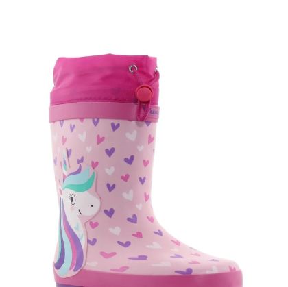 WINK AQQO UNICORNIS  Подплатени гумени ботуши, Розови
