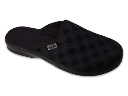 Мъжки домашни чехли Befado Leon 548M052, Черно каре
