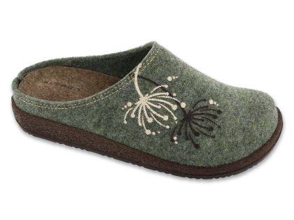 Анатомични домашни чехли Befado Home & Go 155D189, Резедав филц