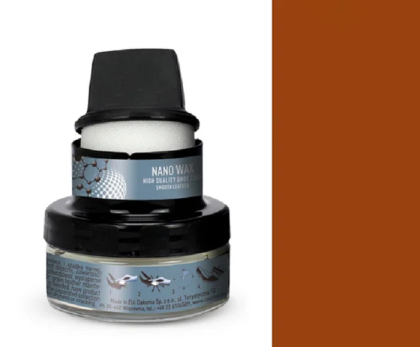  Coccinè Nano Vax Кафява Крем-боя с наночастици за кожени изделия, 50 ml 