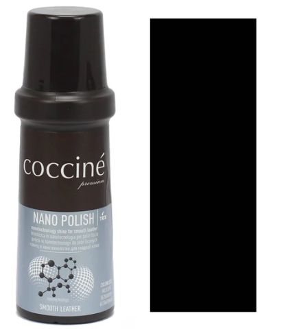  Coccinè Nano Polish Течна гланц-боя за гладка кожа, Черна