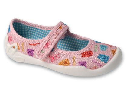Детски текстилни пантофки Befado 114X542 – розови с мечета