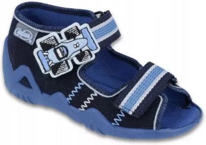 Befado Snake 250P065 Бебешки текстилни сандали, Сини 