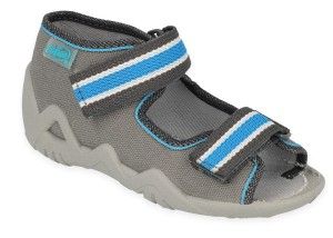 Befado Snake 250P079 Бебешки текстилни сандали, Сини 