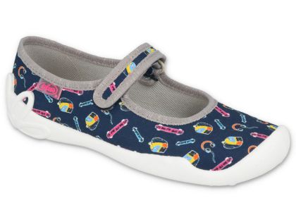 Befado Blanca 114Y502 - Детски текстилни балерини с кожена стелка