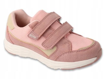 Анатомични детски маратонки с кожена стелка Befado Smile 514X023, Розови