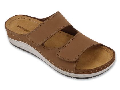 Дамски ортопедични чехли Befado Home & Go 158D305, Кафяви