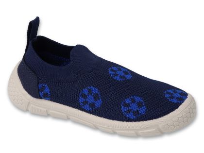 Befado Honey 102X013 Детски пантофи slip-on cut, Сини с топки