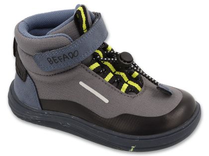 Детски barefoot боти Befado Freezy 006X011 сиви – подметка S