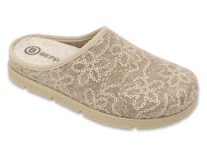 Дамски филцови пантофи Befado Home & Go 155D235 - бежови