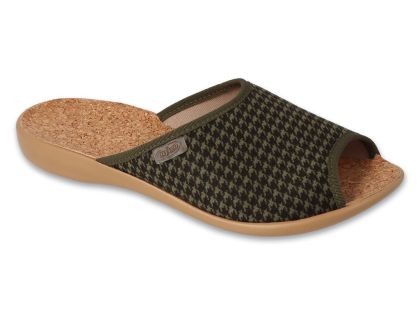 Дамски чехли с коркова стелка Befado Viki B-Relax System 254D162, Зелени