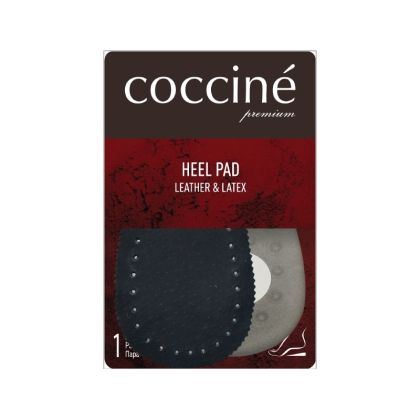 Kожени стелки за пети  Coccinè Heel Pad Leather&Latex, Черни