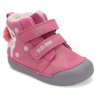 Бебешки боти D.D.Step Girl W066-52733B, Розови
