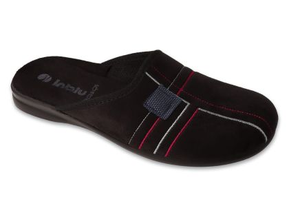 Луксозни домашни чехли пръсти Inblu 155M026, Черни