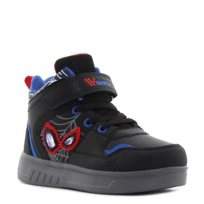 WINK ARANE LED Детски светещи кецове за момче, Черни