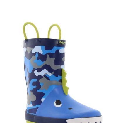 WINK AQQO CROCCO Подплатени гумени ботуши, Сини