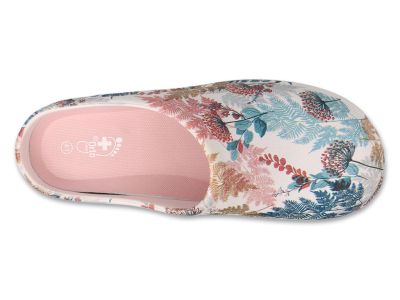 Ортопедично сабо с подвижна стелка Dr Orto Med 154D111, Бяло с цветя