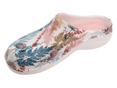 Ортопедично сабо с подвижна стелка Dr Orto Med 154D111, Бяло с цветя