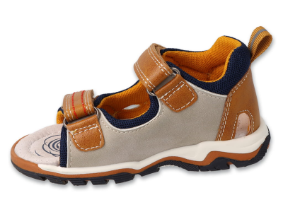 Бебешки анатомични сандали за момче Befado Dino 170P099, Оранжеви