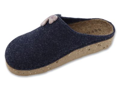 Анатомични домашни чехли Befado Home & Go 155D171, Тъмносин филц