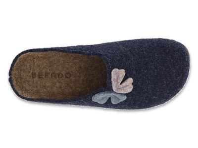 Анатомични домашни чехли Befado Home & Go 155D171, Тъмносин филц