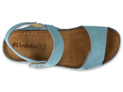 Дамски ортопедични сандали от естествена кожа Befado 158D186, Сини