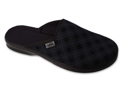Мъжки домашни чехли Befado Leon 548M052, Черно каре