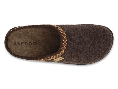 Анатомични домашни чехли Befado Home & Go 155D182, Кафяв филц
