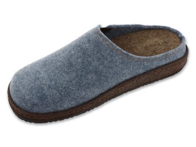 Анатомични домашни чехли Befado Home & Go 155D184, Светлосив филц