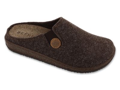 Анатомични домашни чехли Befado Home & Go 155D185, Светлосив филц